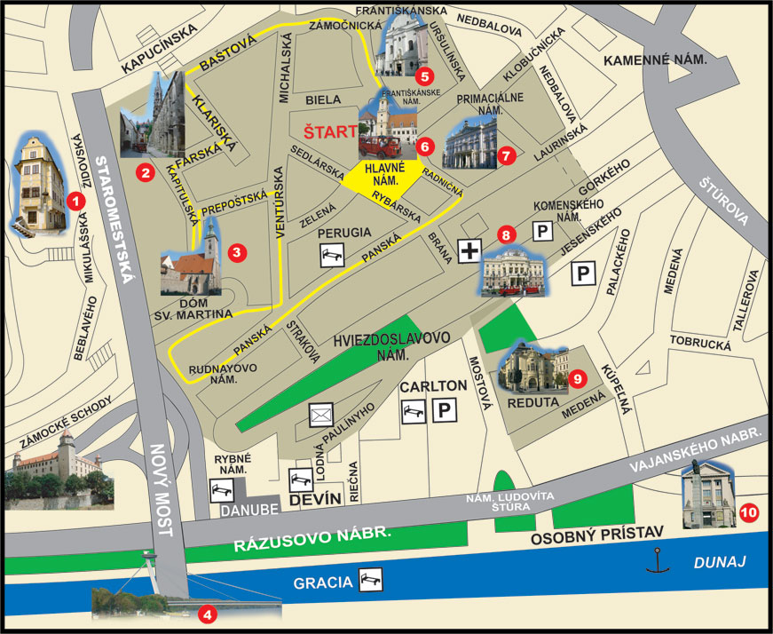 Carte de Bratislava