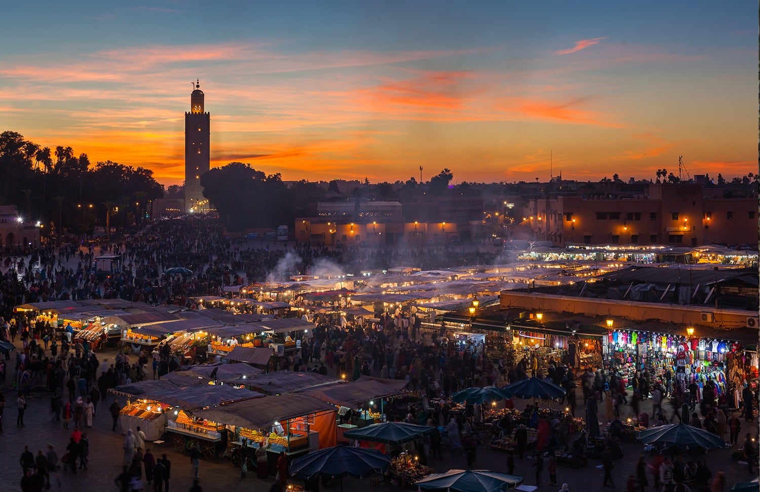 Conseils pour visiter Marrakech et ses alentours - Place Jema El Fna