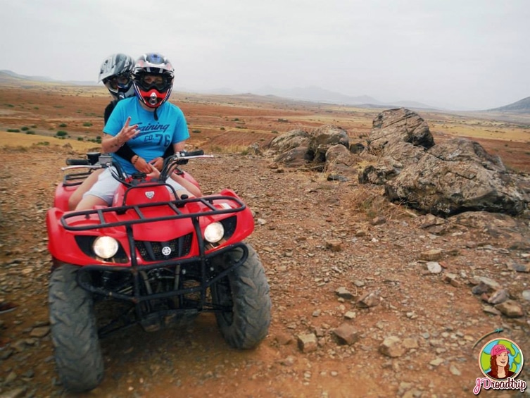 quad dans la palmeraie de Marrakech