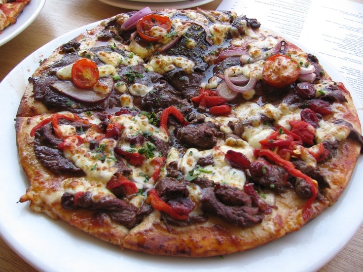pizza émeu et kangourou en Australie