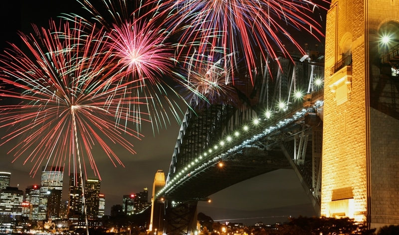 Fêter le jour de l'an 2016 à Sydney