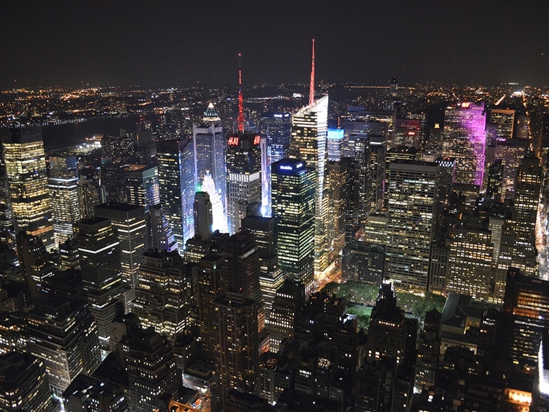 Vue depuis l'Empire State Building
