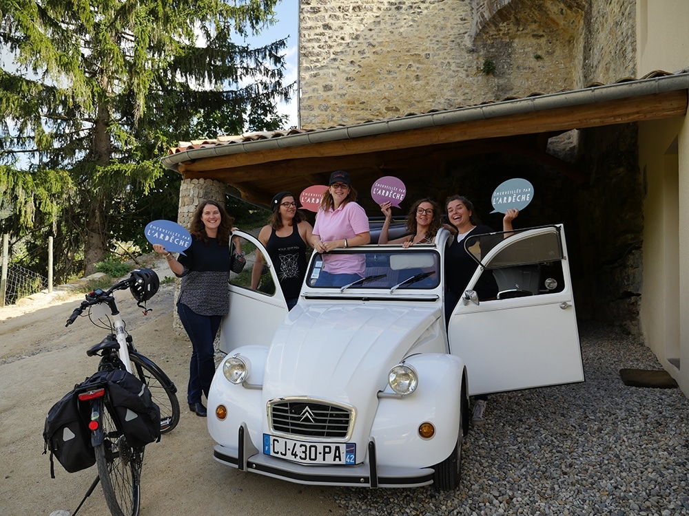 balade à vélo en Ardèche