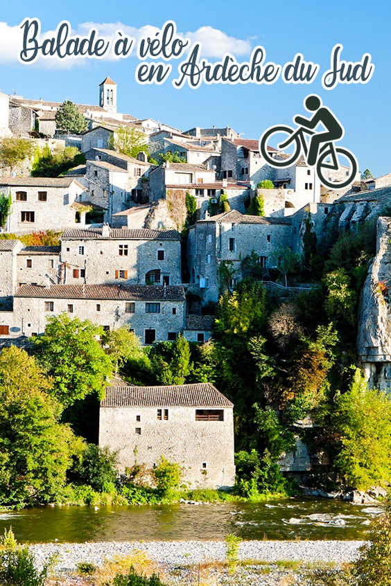 Balade a velo ardeche pin