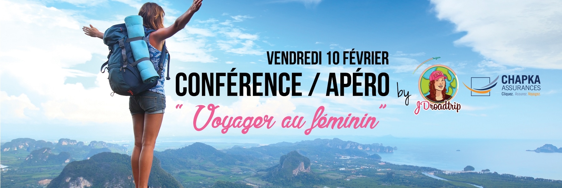Conférence Voyager au féminin à Paris