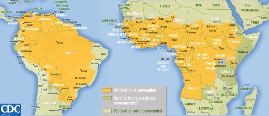 vaccins obligatoires pour voyager