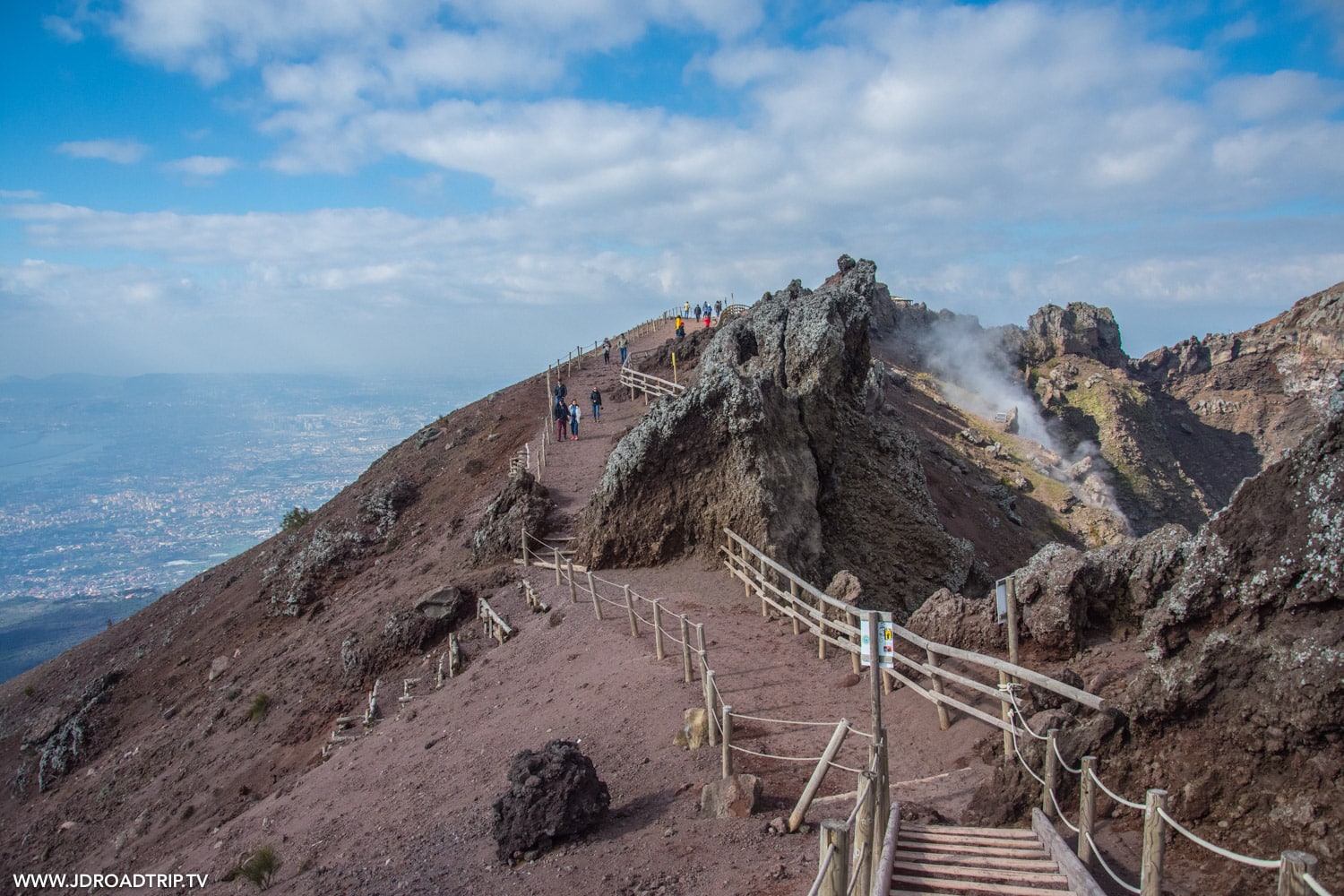 visiter Naples - Vésuve