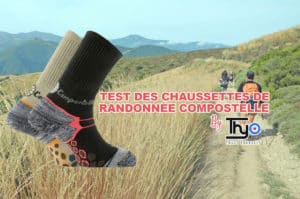 Lire la suite à propos de l’article Test des chaussettes de randonnée Compostelle de Thyo