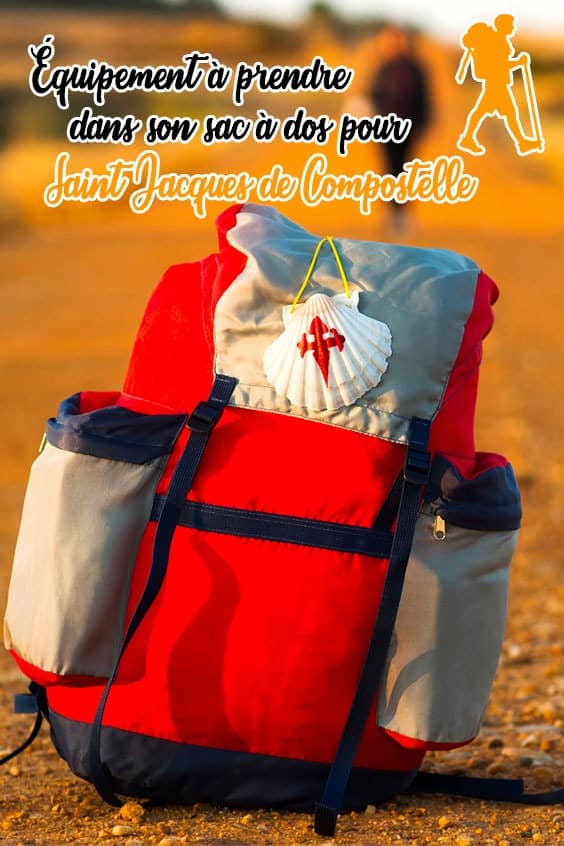 Equipement sac a dos compostelle pin