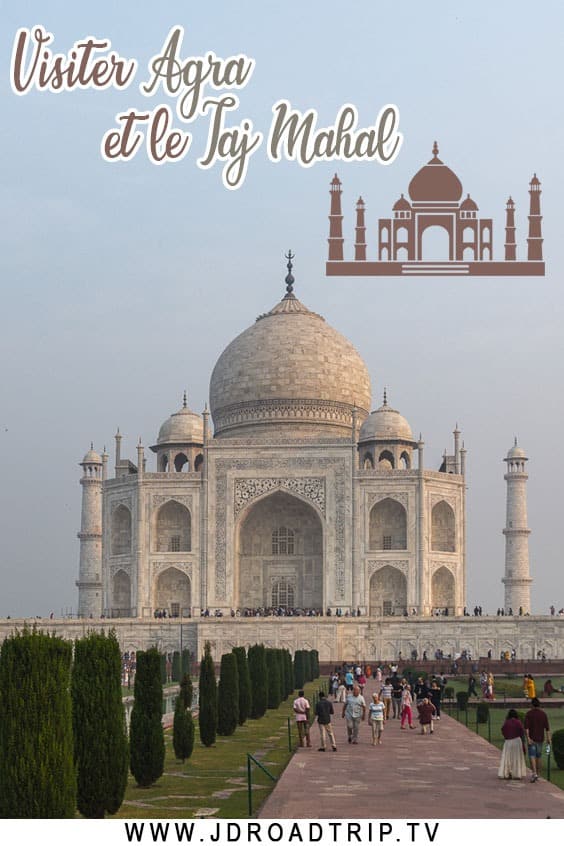 Visiter Agra Taj Mahal pin