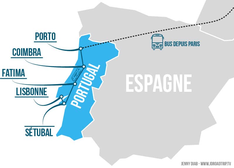 map portugal interrail 1