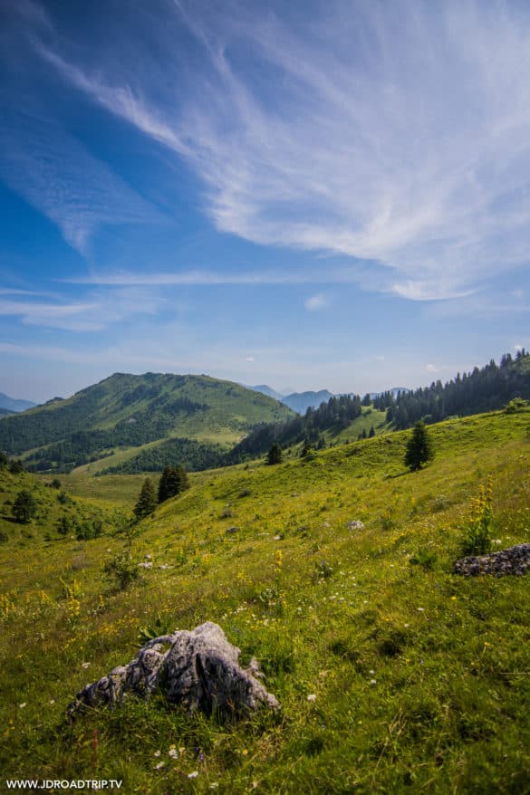Randonnée itinérante dans les Alpes du Léman - Pointe de Miribel