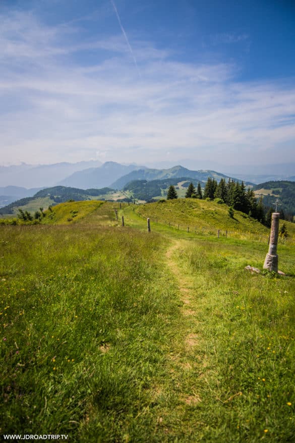 Randonnée itinérante dans les Alpes du Léman - Pointe de Miribel