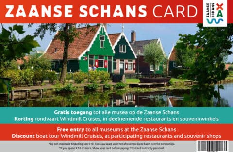 Visiter les moulins de Zaanse Schans - Carte