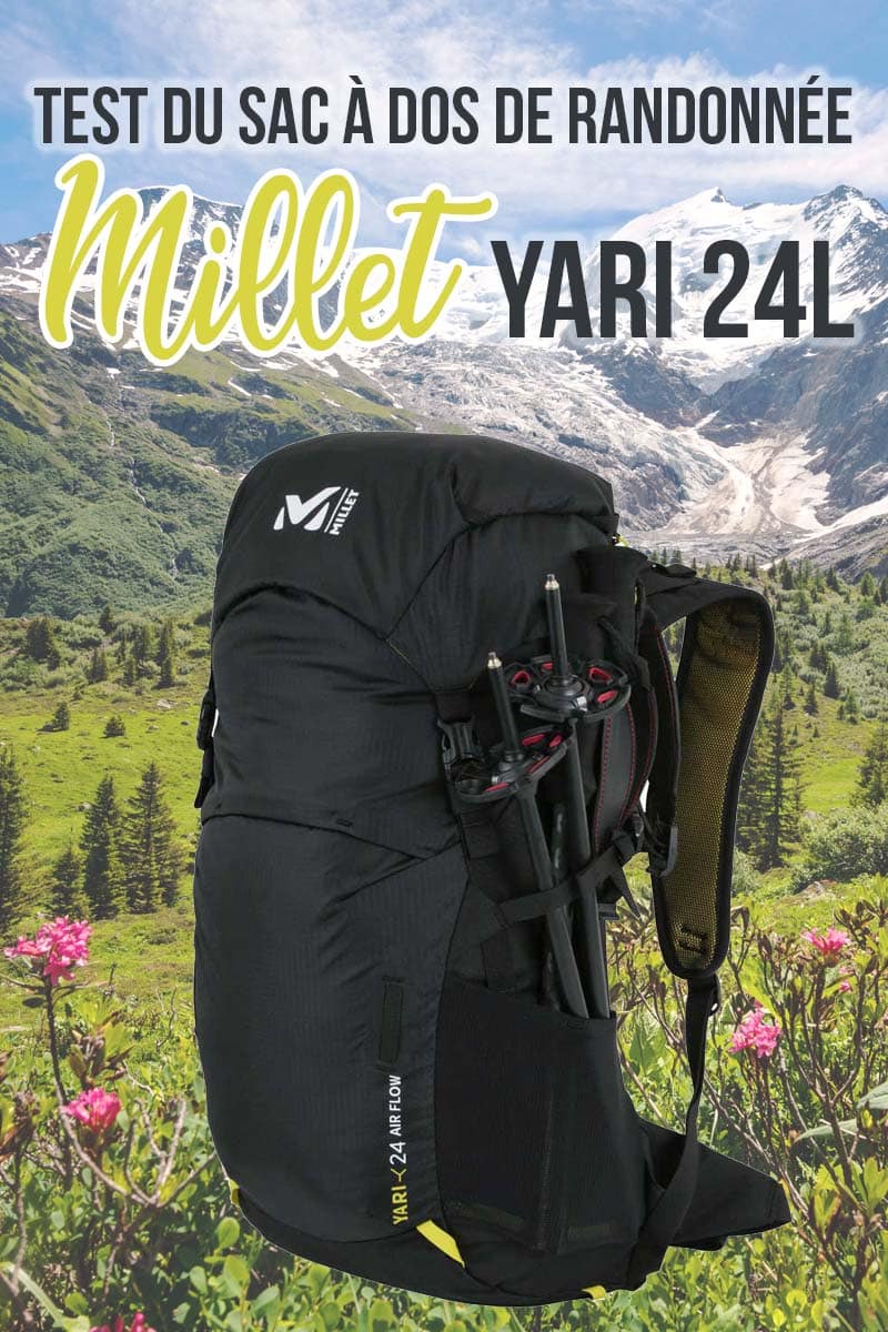sac a dos millet de randonnee yari 24l pin