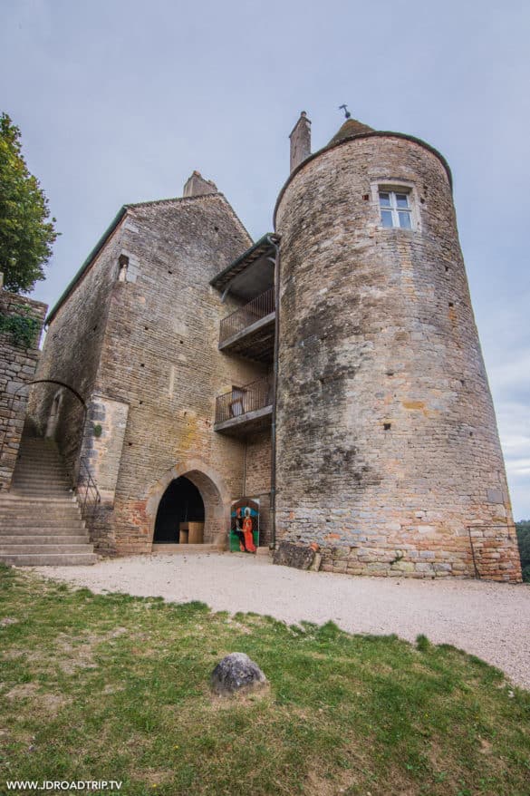 Randonnée en Saône-et-Loire - Château de Brancion