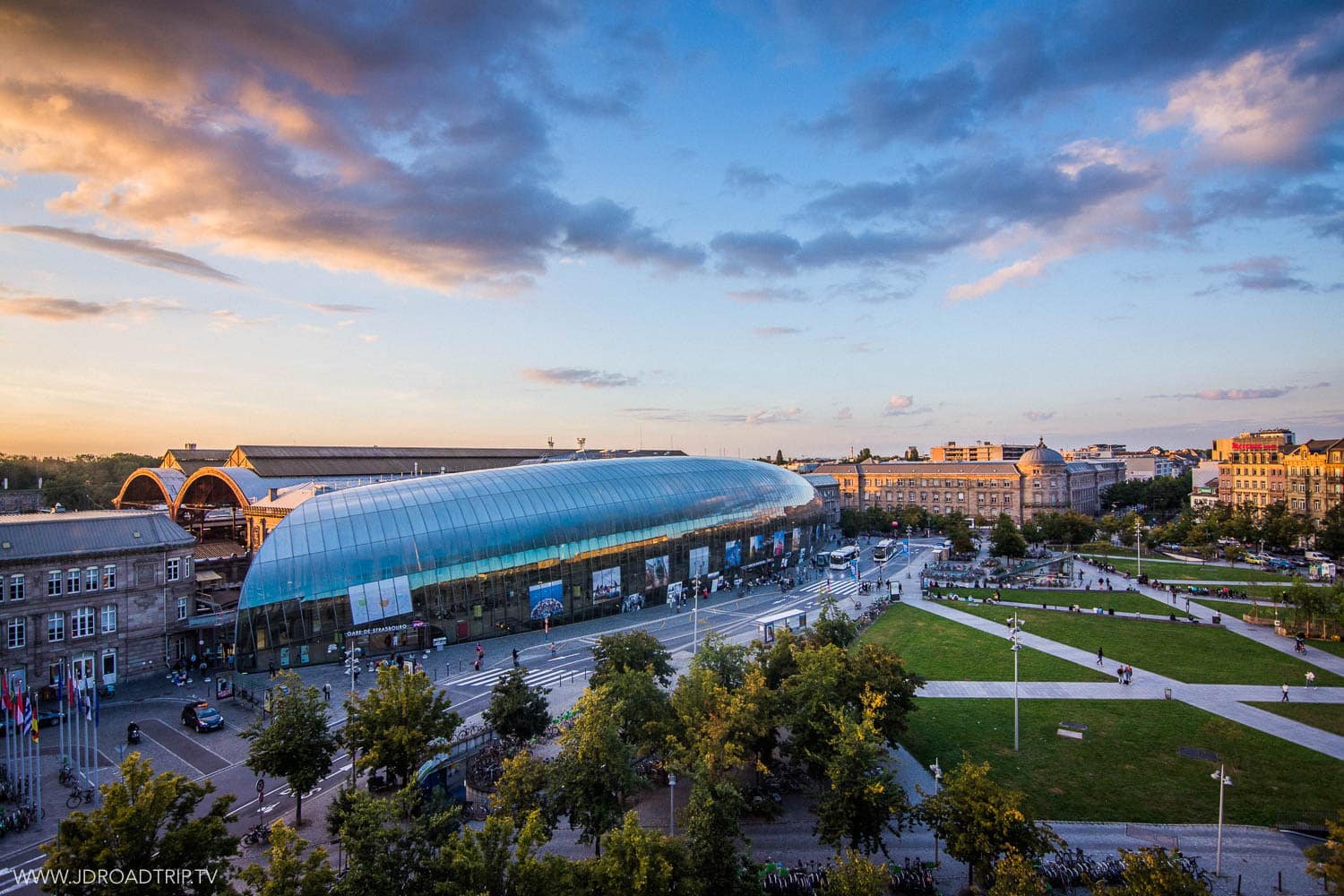 Alsace à vélo - Gare de Strasbourg