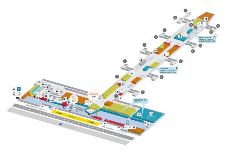 map aeroport tallinn