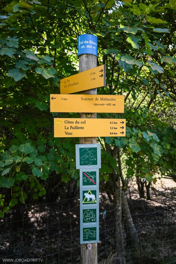 Les randonnées à faire dans la Drôme Provençale - Col de blanc