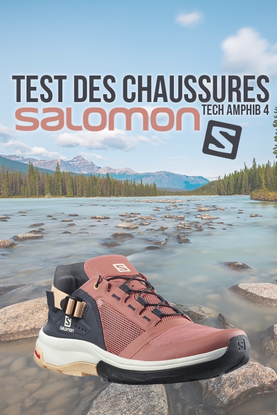 test chaussures salomon tech amphib4 pin