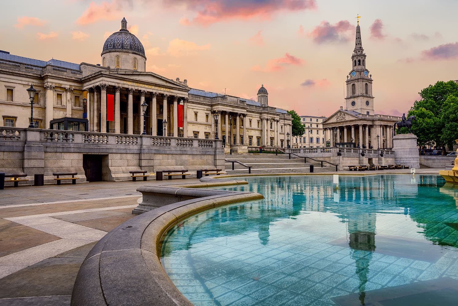 Visiter Londres en 3 jours - The Trafalgar square