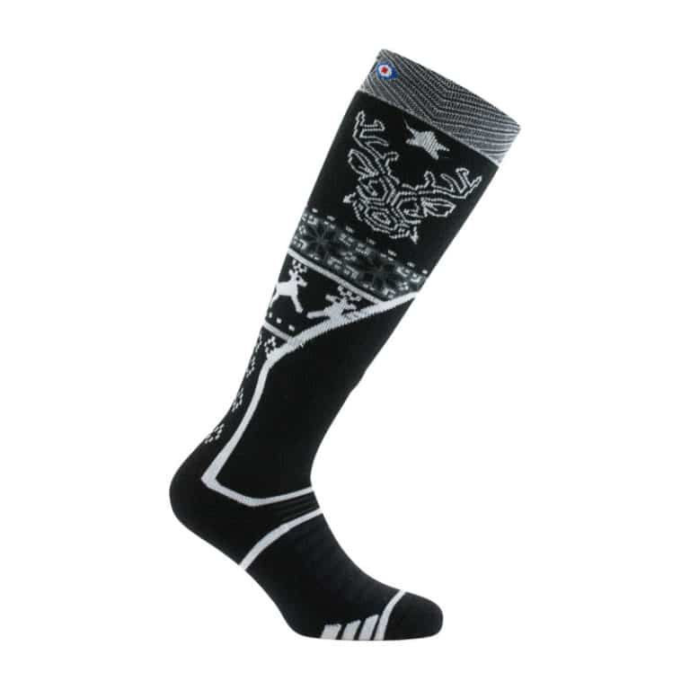 Mi-bas Ski Thyo Glam Winter - Laine Mérinos, Acrylique, Taille 36-41