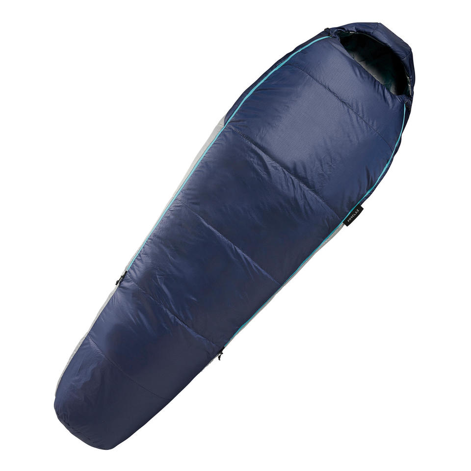 sac de couchage de trekking mt500 15c polyester