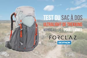 Lire la suite à propos de l’article Test du sac à dos Forclaz ultralight de trekking MT900 45+10 L pour femmes