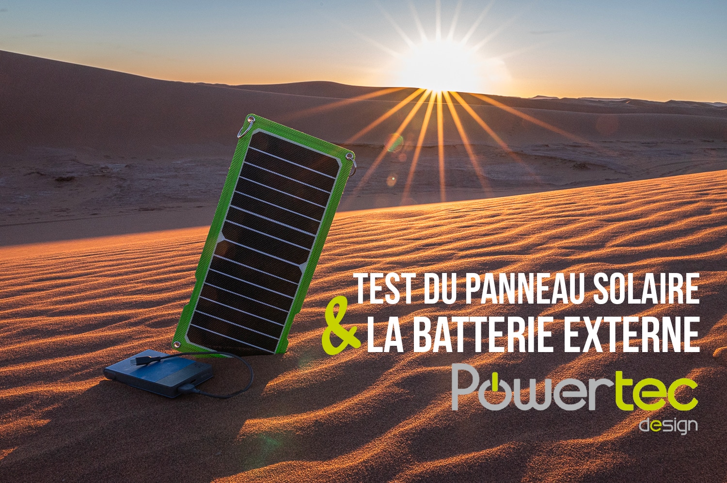 You are currently viewing Test du panneau solaire nomade Powertec