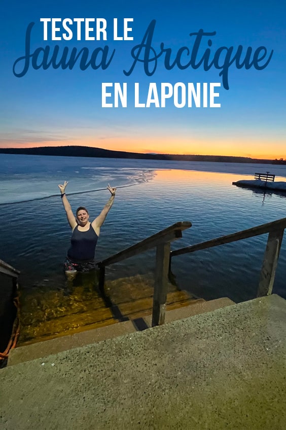 Sauna arctique en Laponie