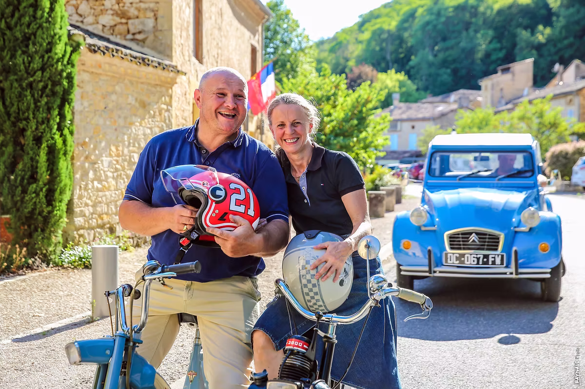 Marie-Pierre & Vincent de Vintage Cyclomoteurs 81